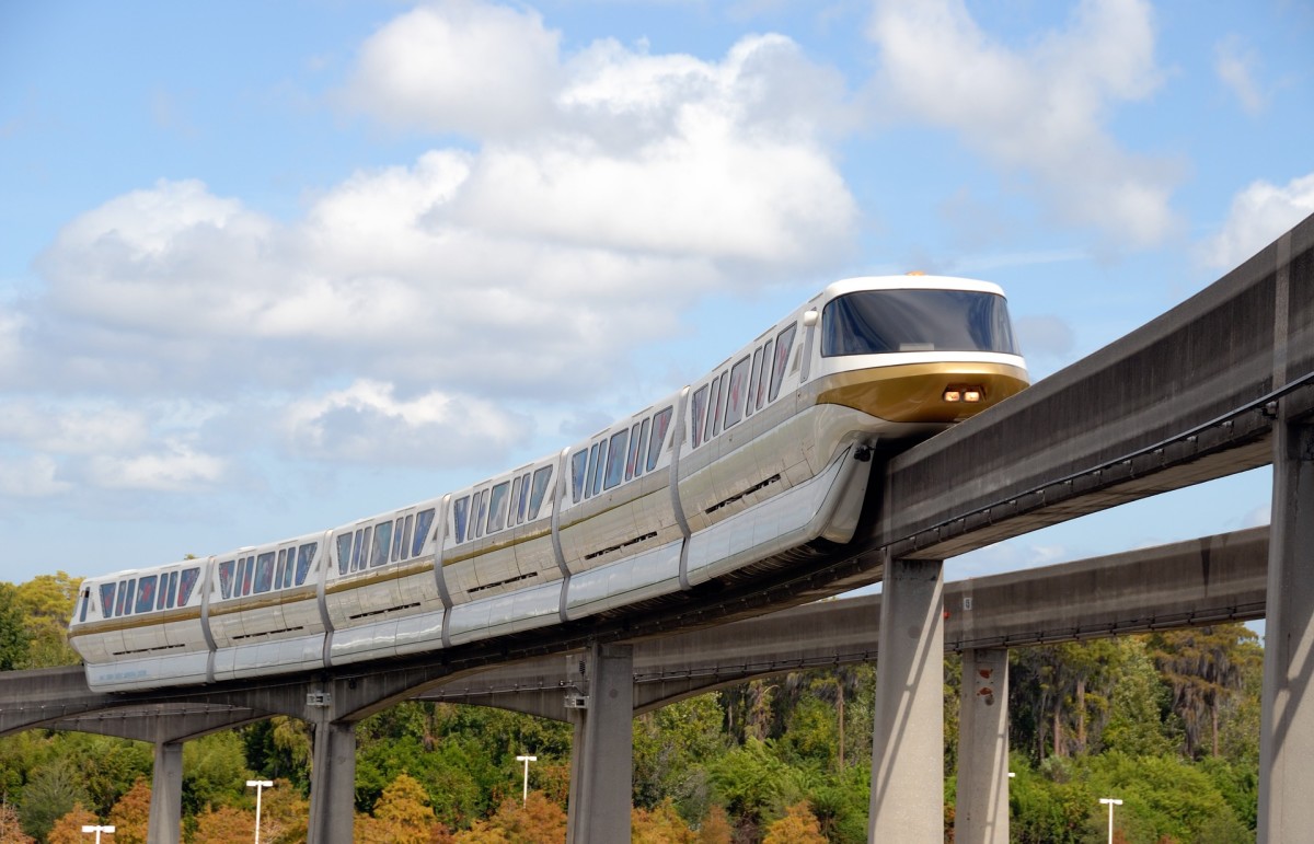 Staying at a stop on the monorail is a must.