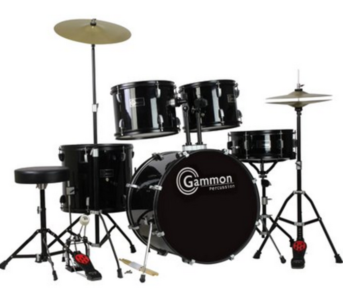 Gammon drum kits are a great low-cost option for beginners and child drummers.