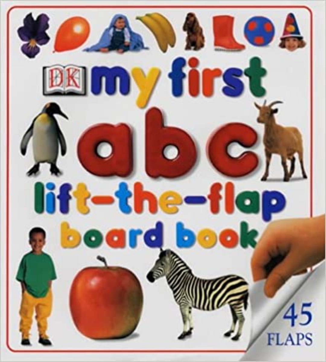 "My First ABC Lift-The-Flap Board Book" cover