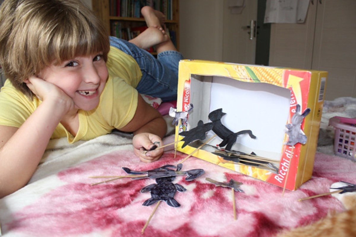 How to Make a Shadow Puppet Theater With Your Child