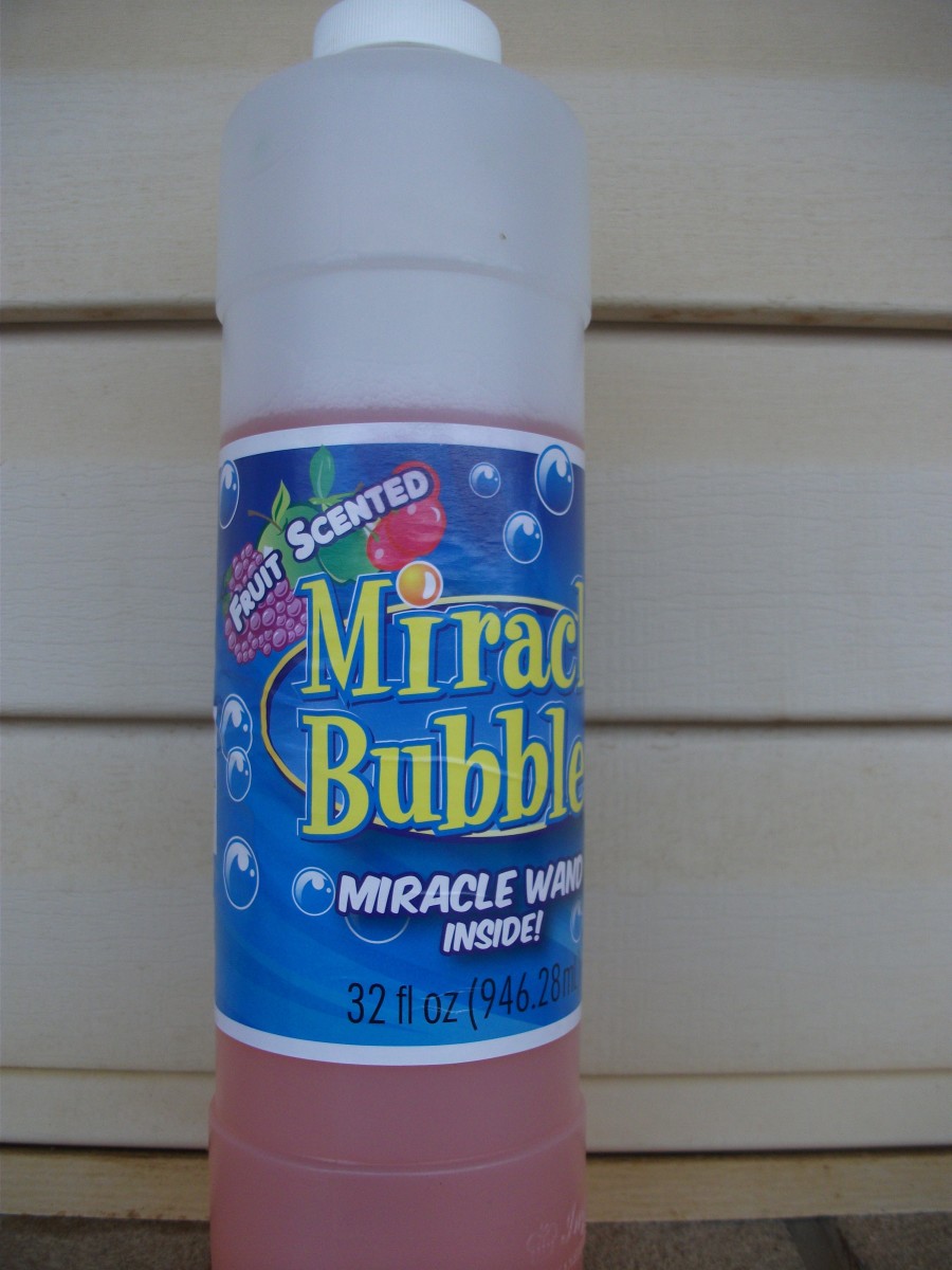 These bubbles have a fruity smell.