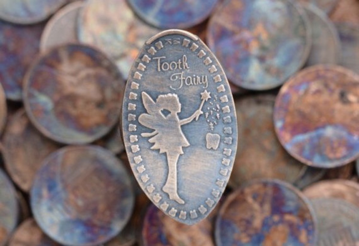 A Tooth Fairy coin or token.