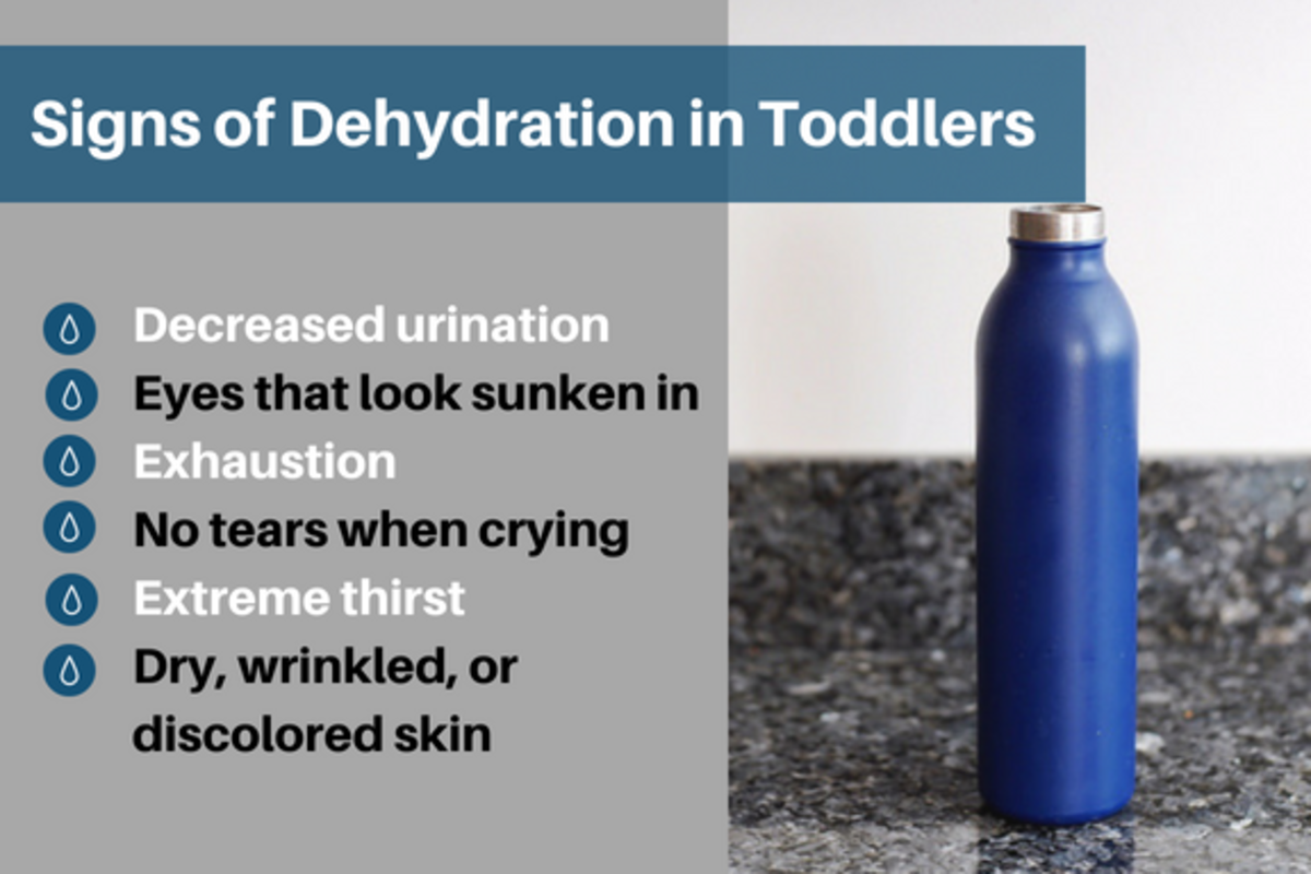 Make sure your toddler doesn't get dehydrated!