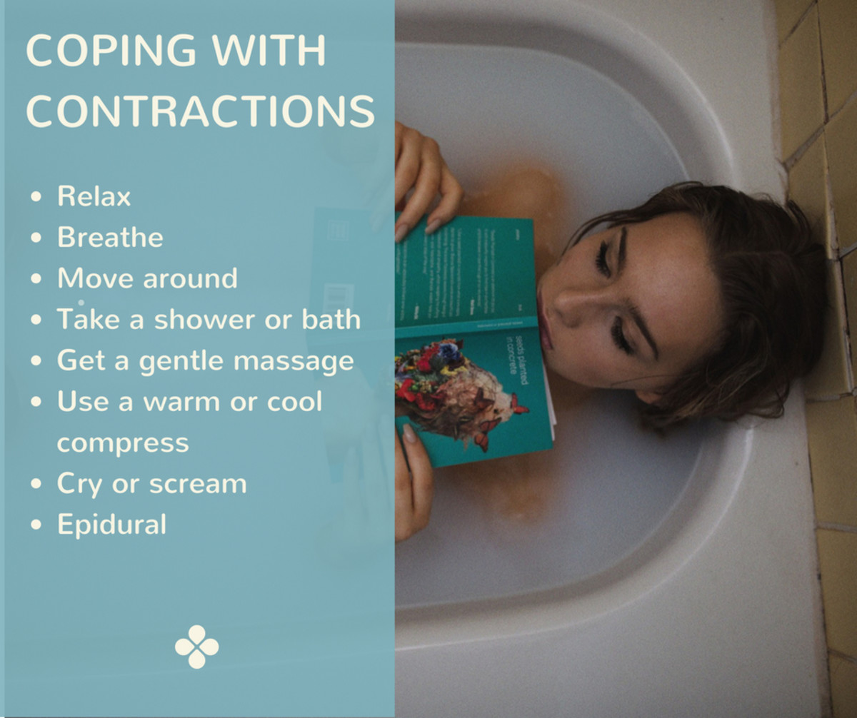 Ways to cope with painful contractions.