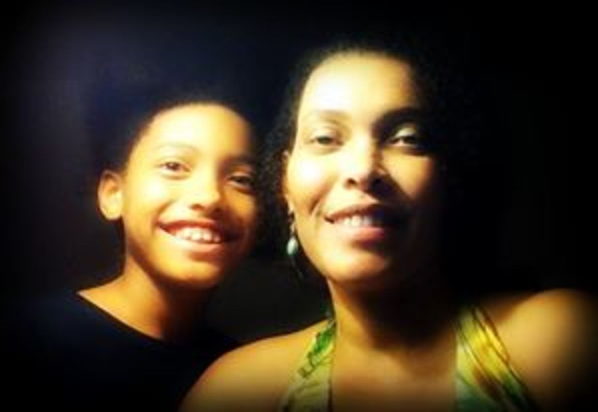 My youngest son and I