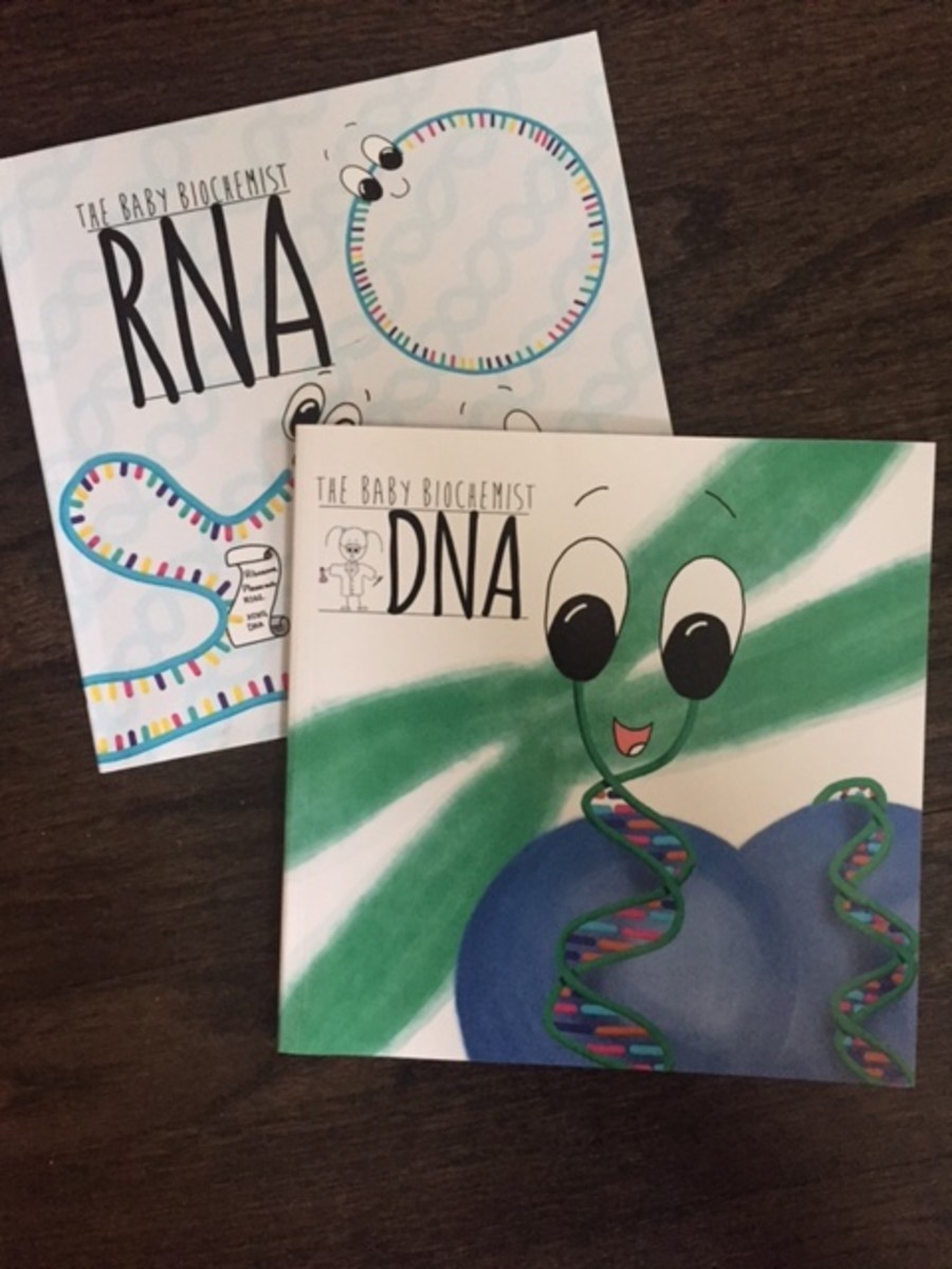 These two books go together, and discuss the topics of DNA and RNA in easy to understand language. 