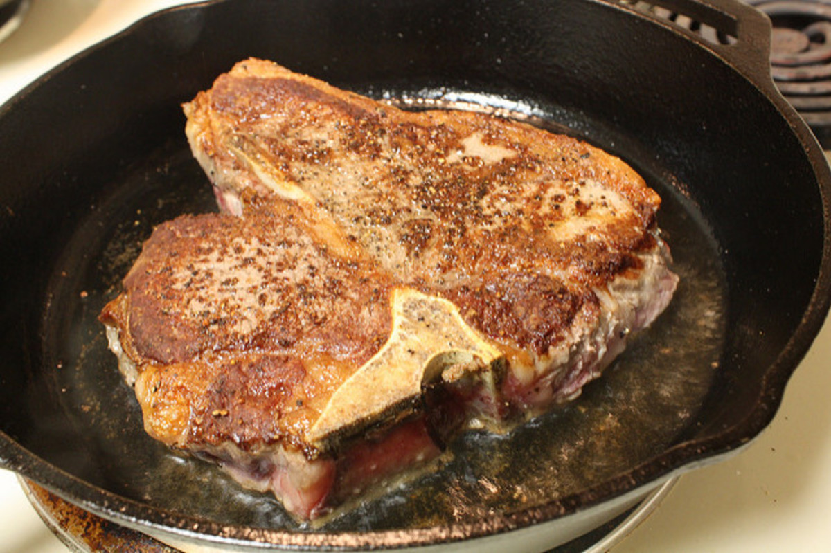 Learn how to cook frozen steaks and chops quickly!