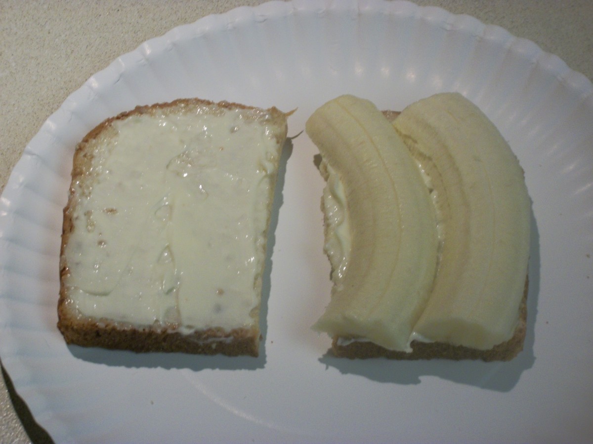 Banana sandwich with Duke's mayo Banana sandwich with Duke's mayo
