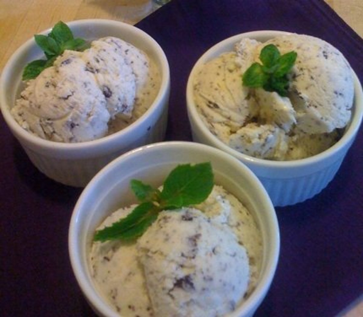 This is one of my sweetheart's favorite recipes. Nothing beats the combination of creamy vanilla, chocolate, and mint.
