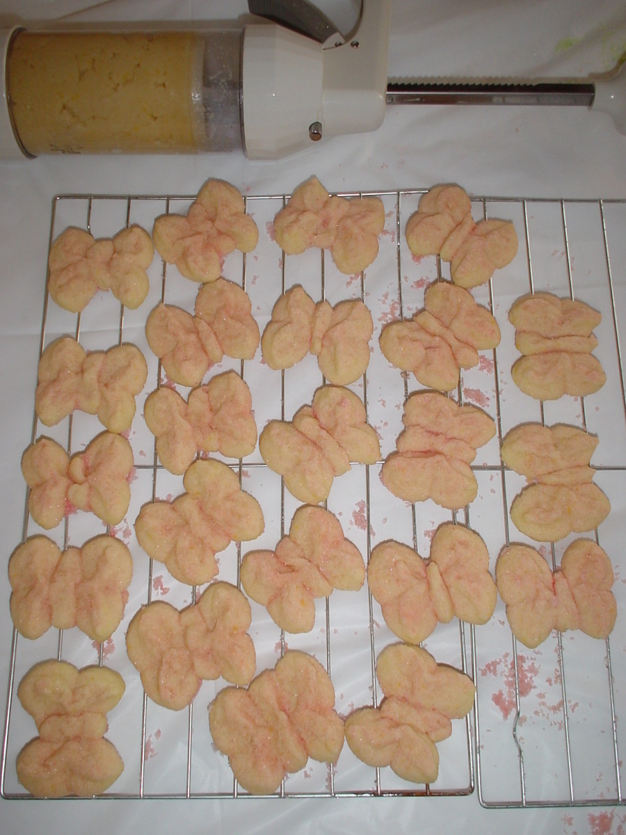 Butterfly Press Cookies