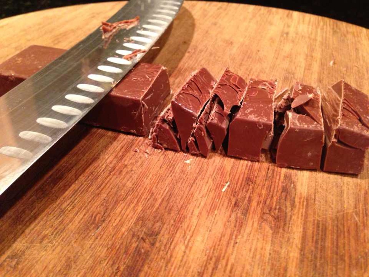Milk Chocolate chopped into squares