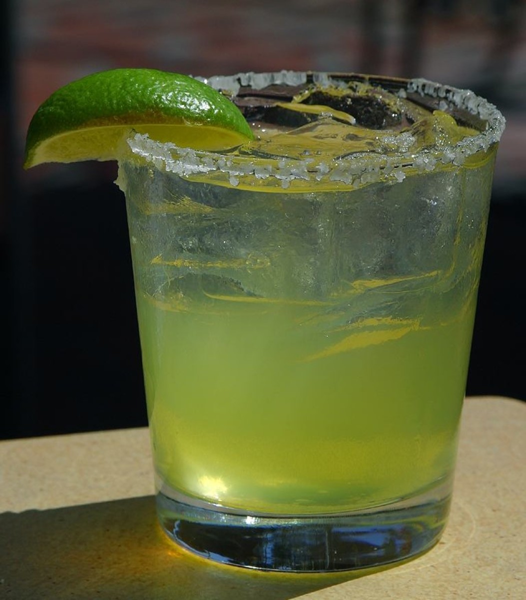 There's nothing like a simple margarita on the rocks.