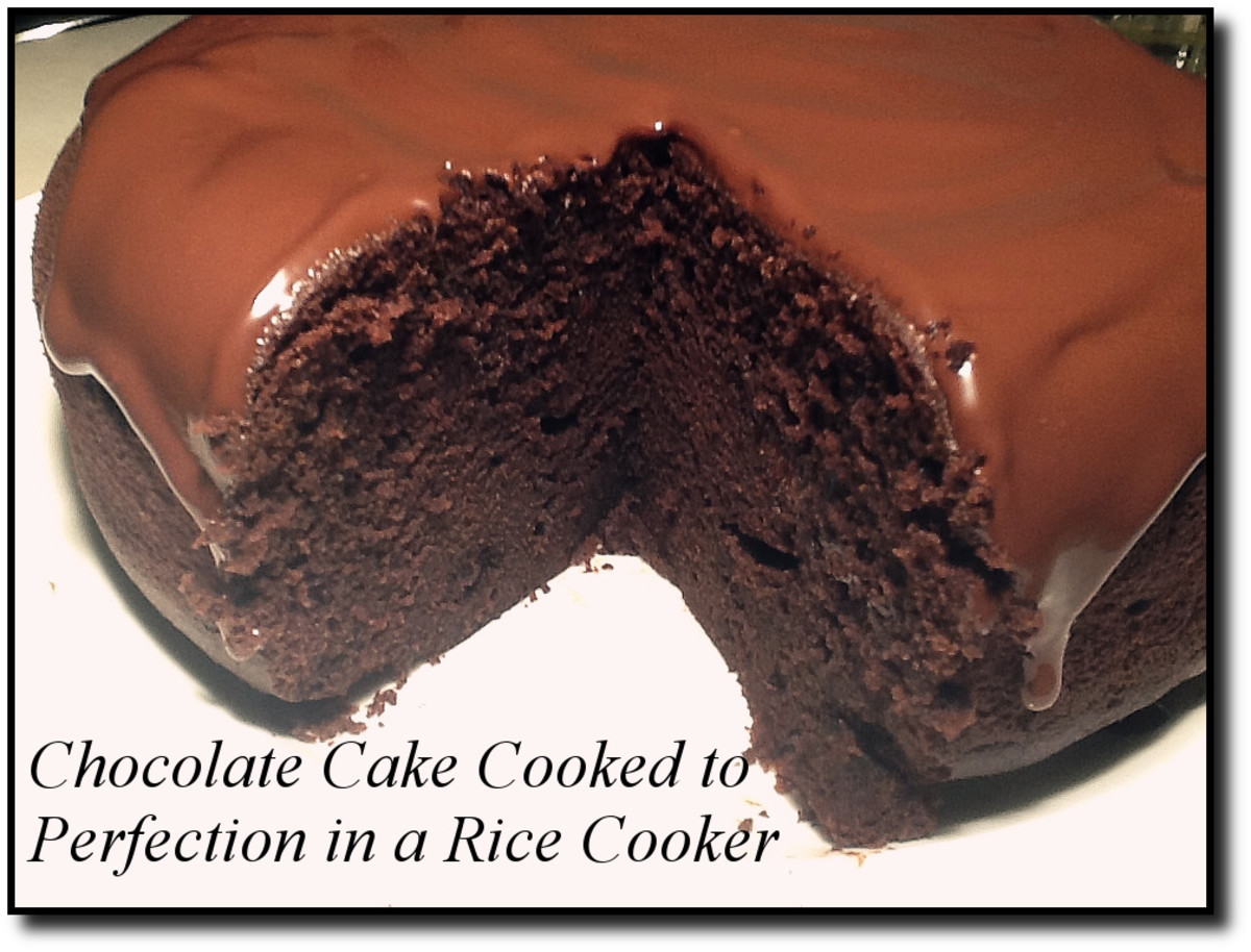 Chocolate Cake Cooked in a Rice Cooker