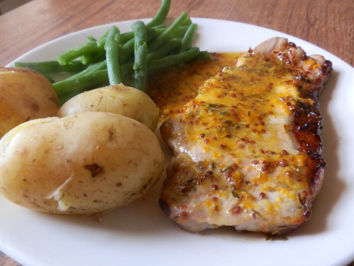 Grilled Honey Mustard Pork Chops Recipe Quick and Easy Delishably