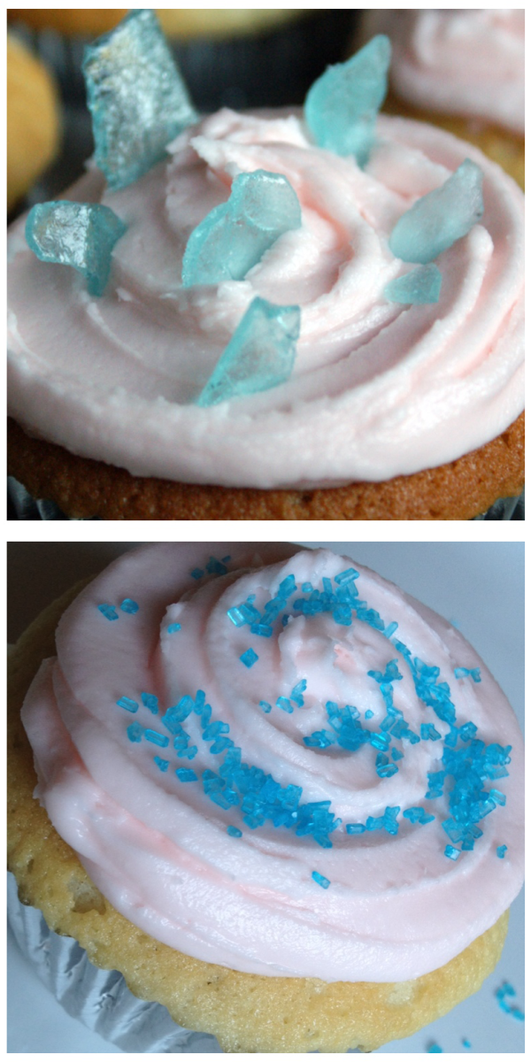 Don't have time or patience to make the crystals in the kitchen?  Buy blue cake sprinkles instead!