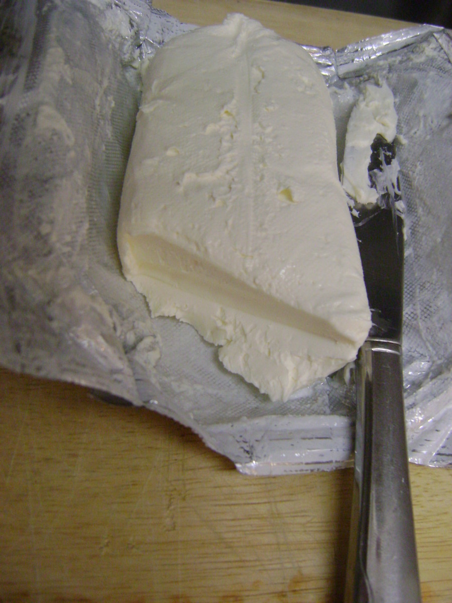 Soften the cream cheese ahead of time so that you can easily spread it with a butter knife.