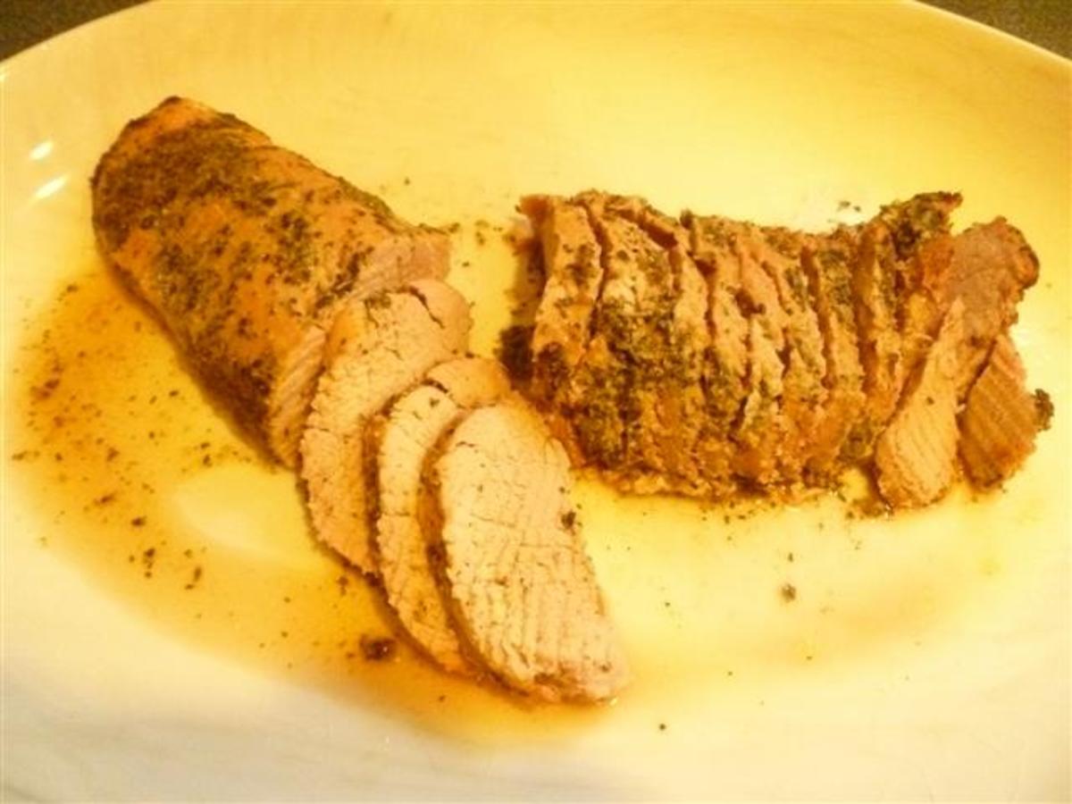 Juicy and perfect! Pork tenderloin is also a great source of protein.