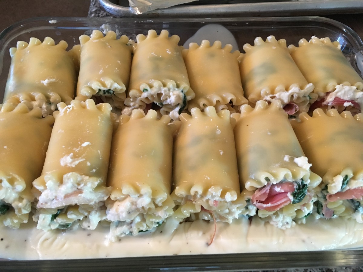 Pasta rolled.