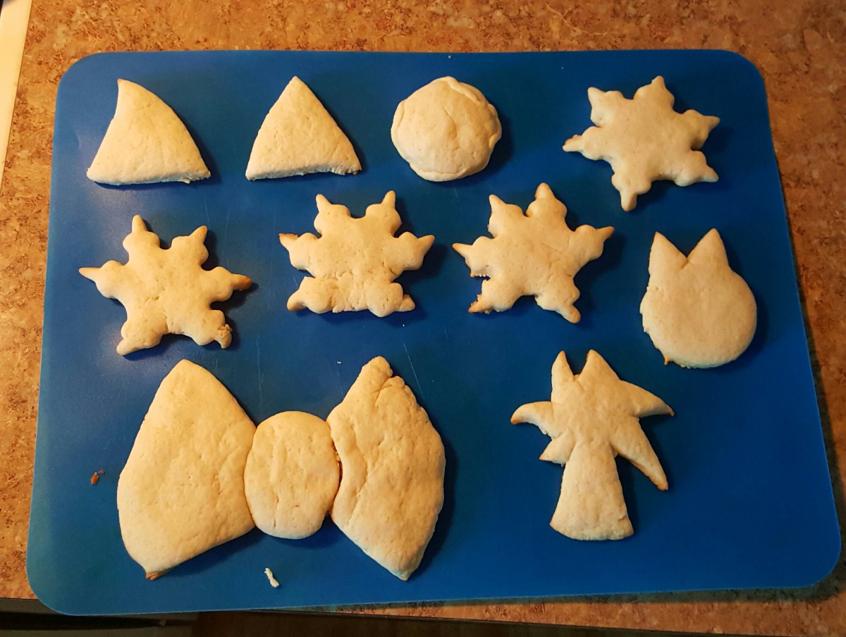 Some unique shaped cookies for fun.