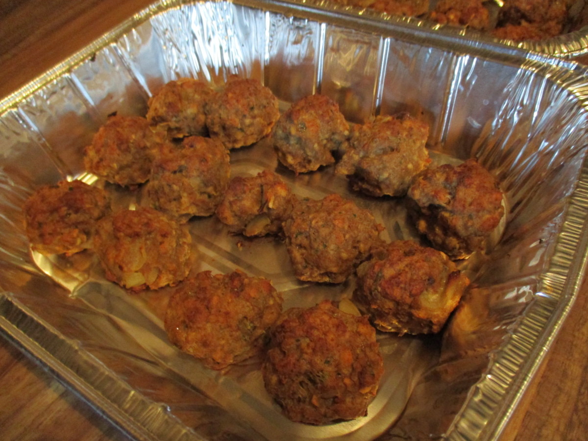 Mom's Cooking Turkey Meatballs From Scratch Delishably