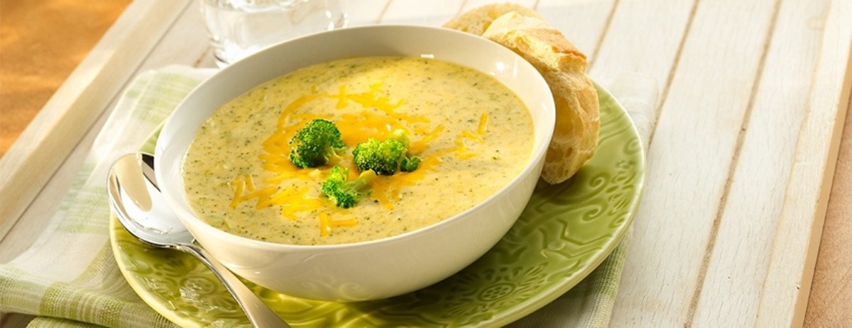 Easy cream of broccoli-cheddar soup