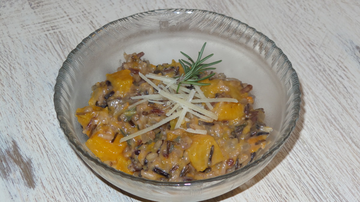 Risotto with butternut squash