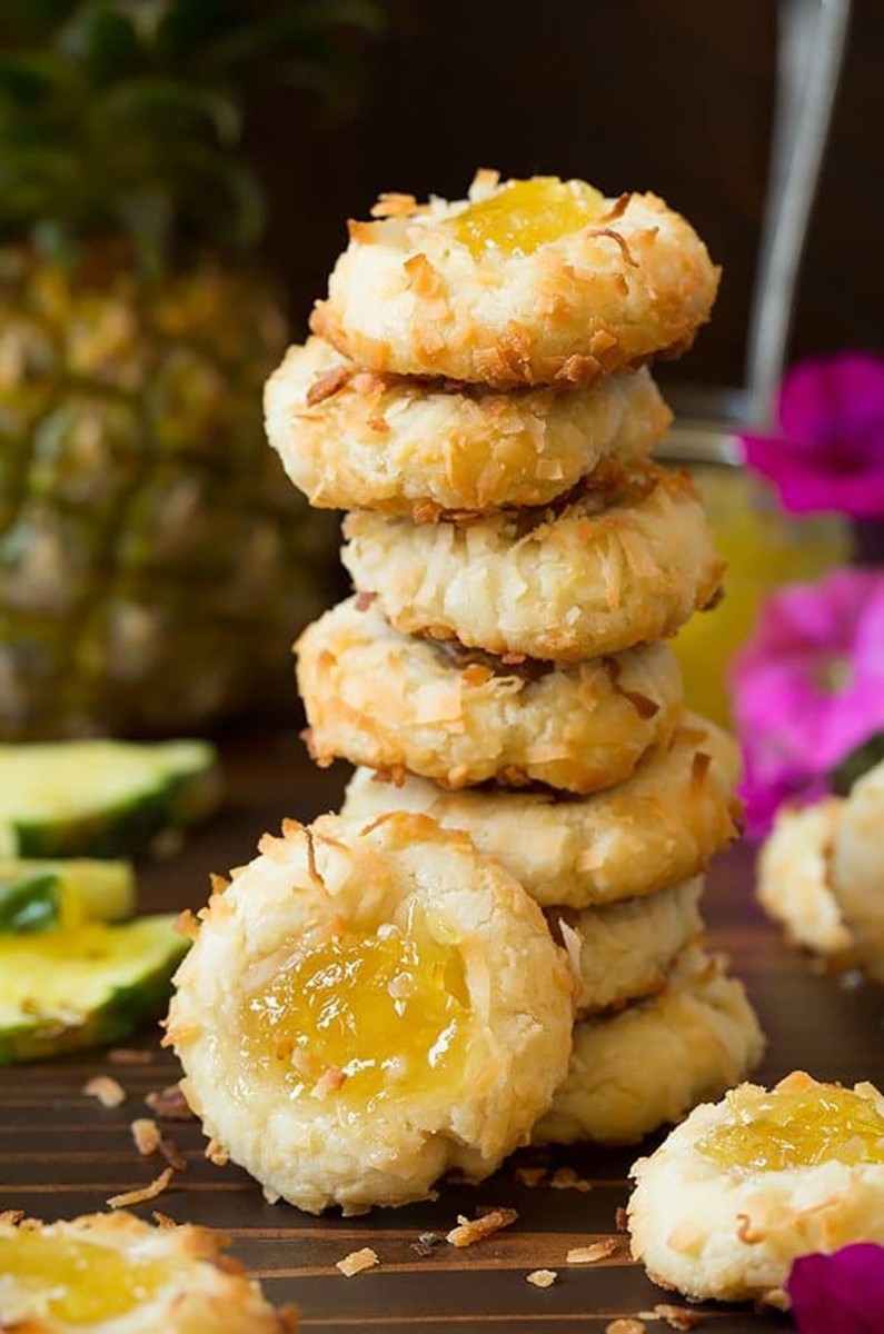 pineapple coconut cookies
