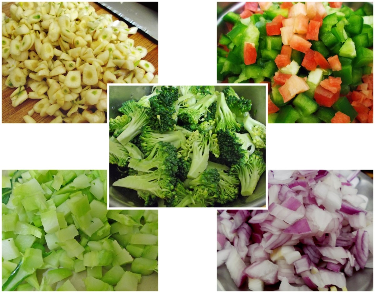 Vegan Tofu, Mushroom, and Broccoli Fried Rice Delishably