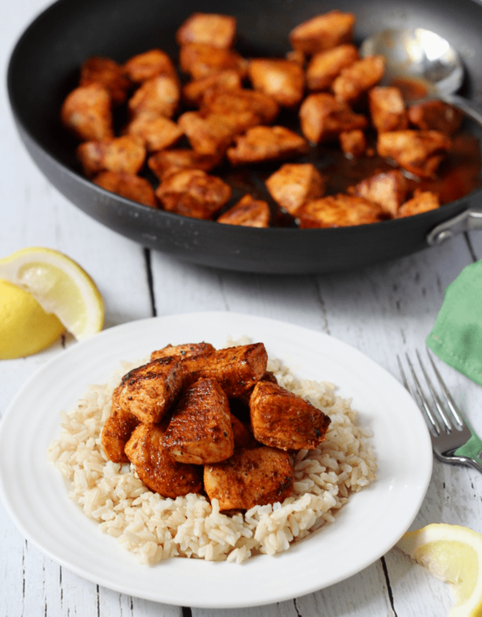 Paprika chicken with rice