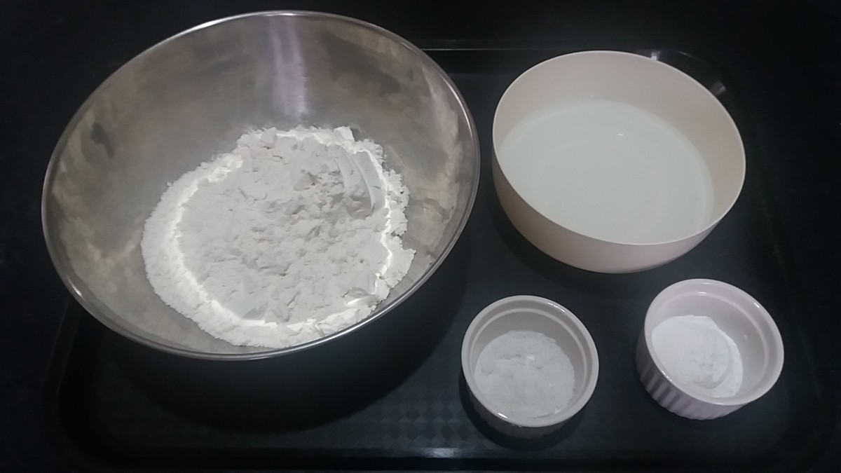 Only four ingredients are needed for this batter