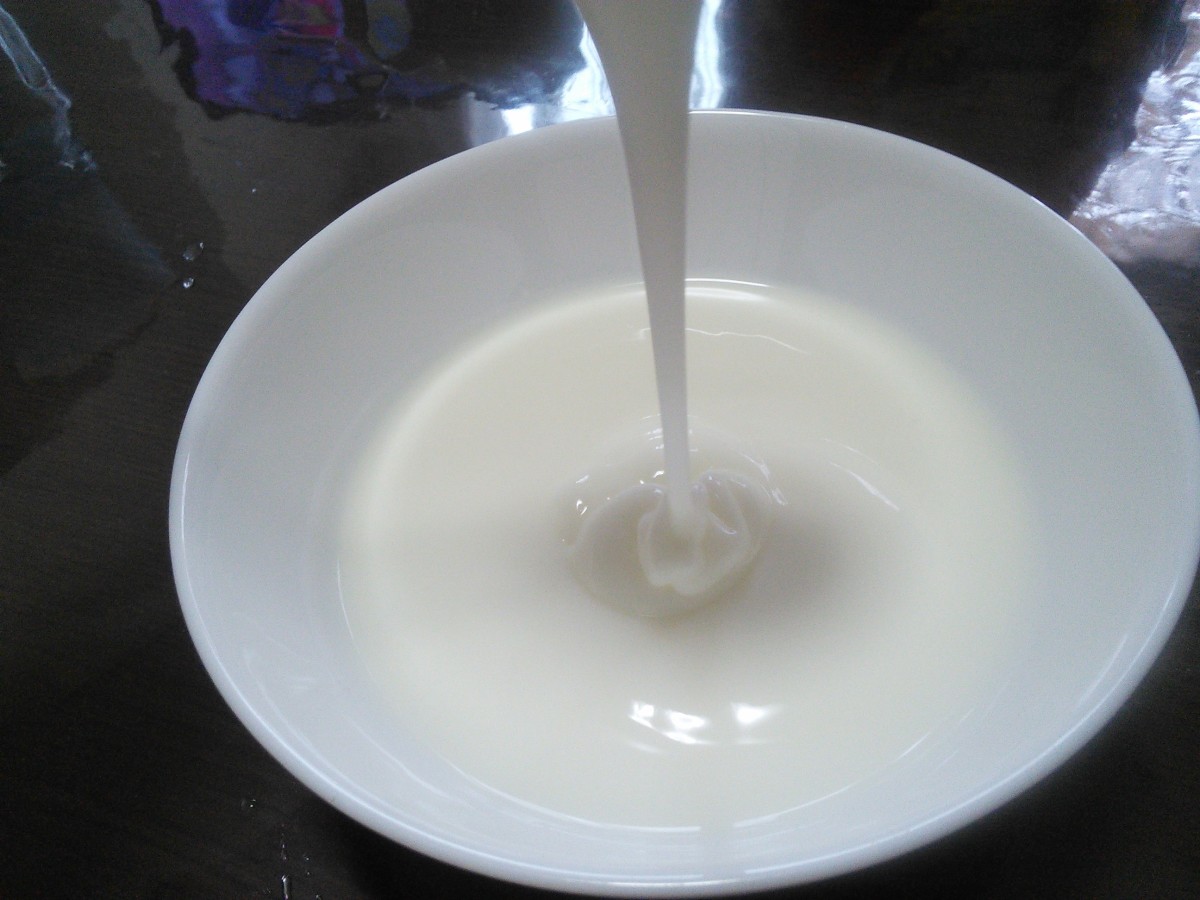 Caspian Sea yogurt is not chunky. It is thick and slimy