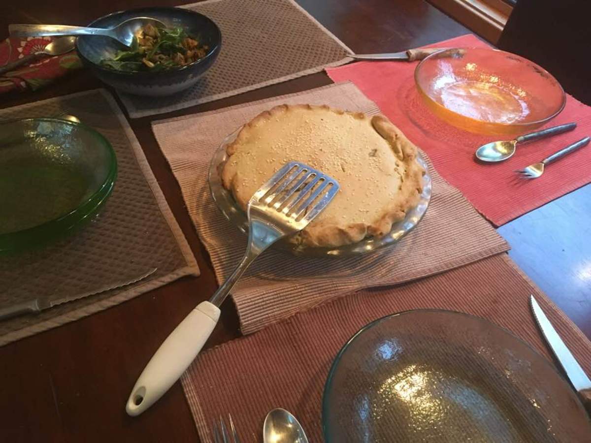 This pie is huge!