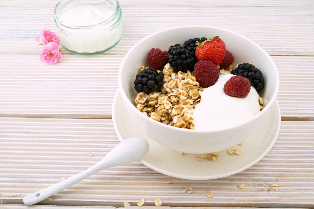 Overnight oatmeal is ready-made for breakfast the next morning.