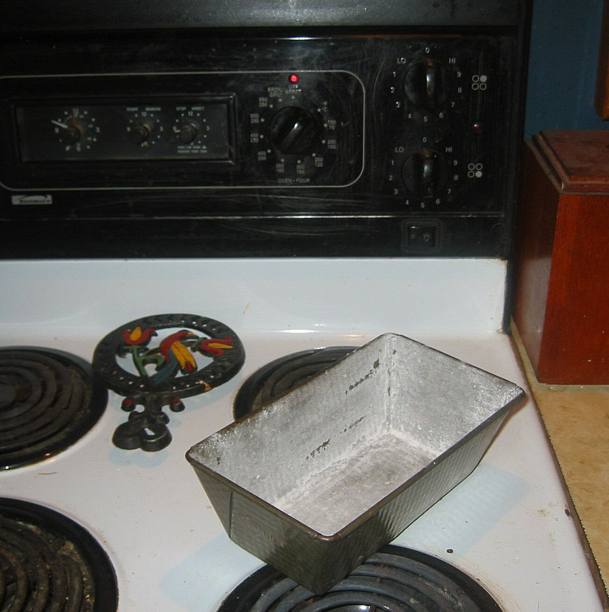 Preheat oven and prepare pan.
