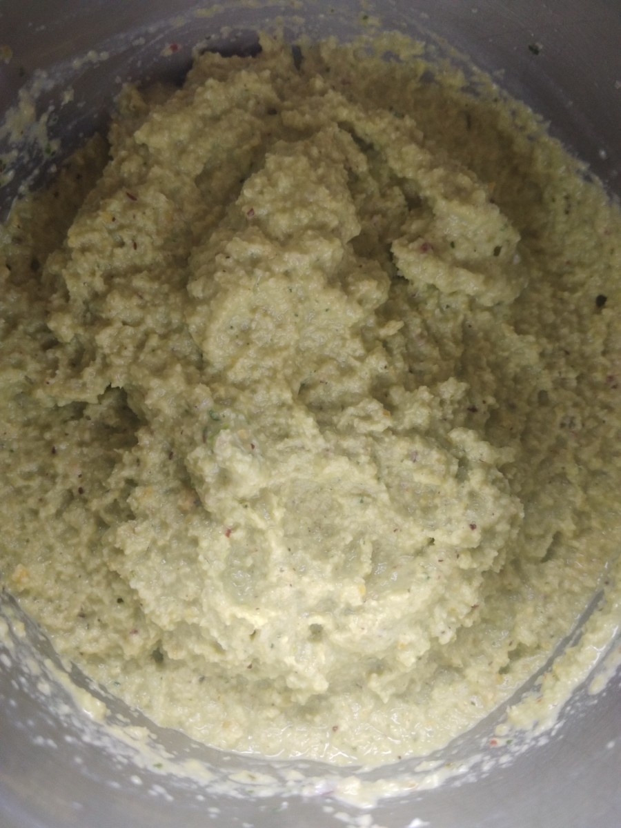 Grind to a fine chutney, adding a small amount of water.
