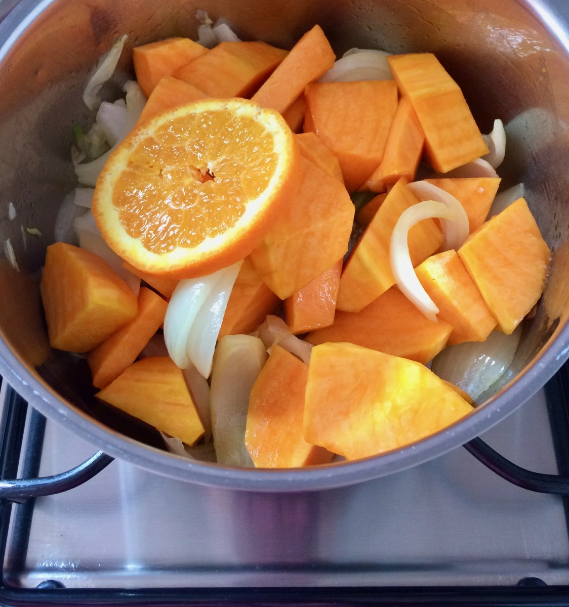 Making Pumpkin Soup