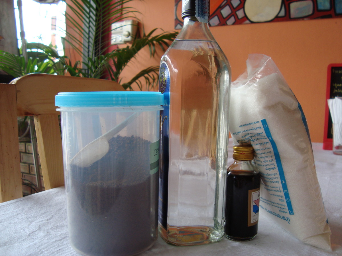 These are the only ingredients you need to make your own homemade Kahlua.