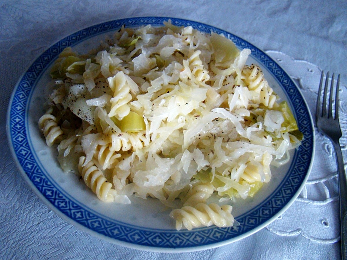 Haluski: Fried Cabbage and Noodles