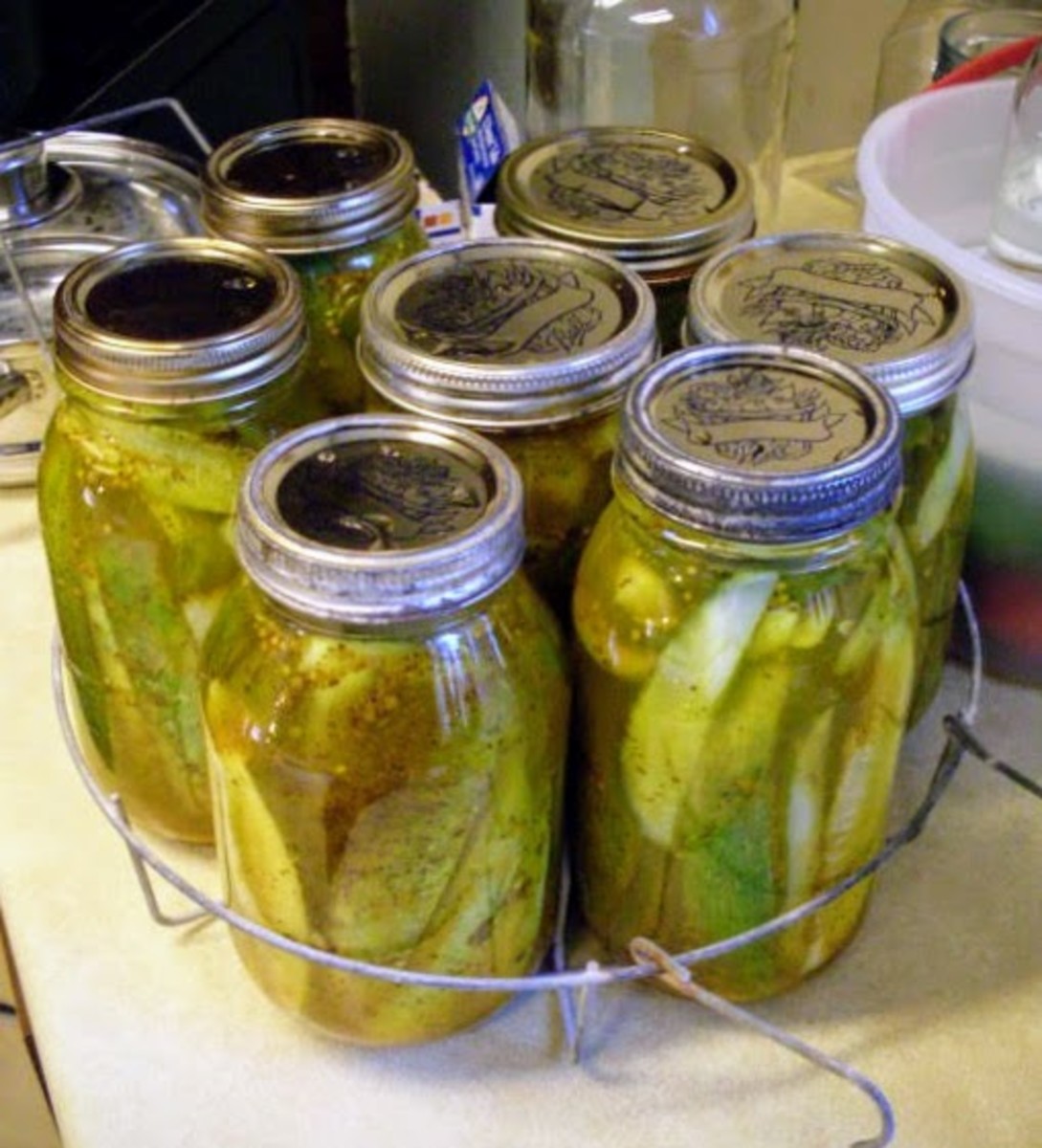 Place jars into canner rack, or set aside to be placed individually in canner.