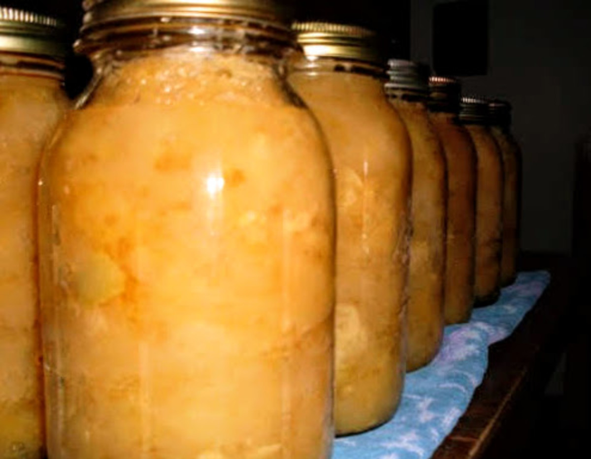 This is finished spaghetti squash. Place jars on a towel away from drafts to cool overnight. Lids will "ping" as they cool and seal.