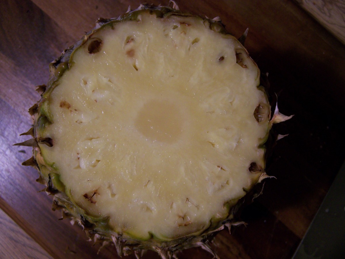 Step 3: Wait 20 minutes before getting the pineapple out of the fridge. This lets the sugars spread evenly throughout the pineapple.