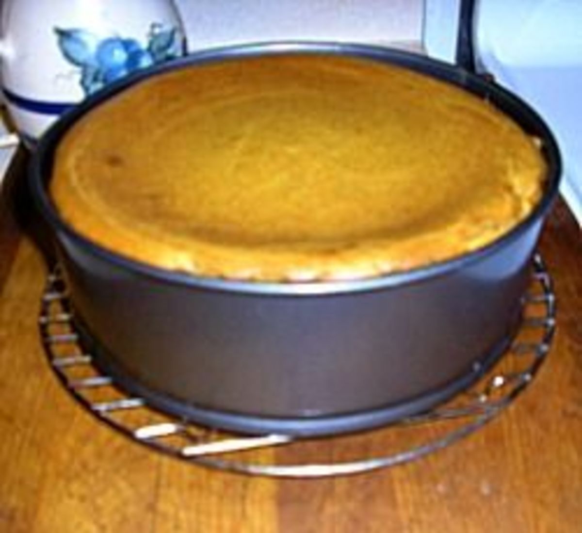 A wire cooling rack is another key piece of equipment to have on hand when baking a cheesecake. 