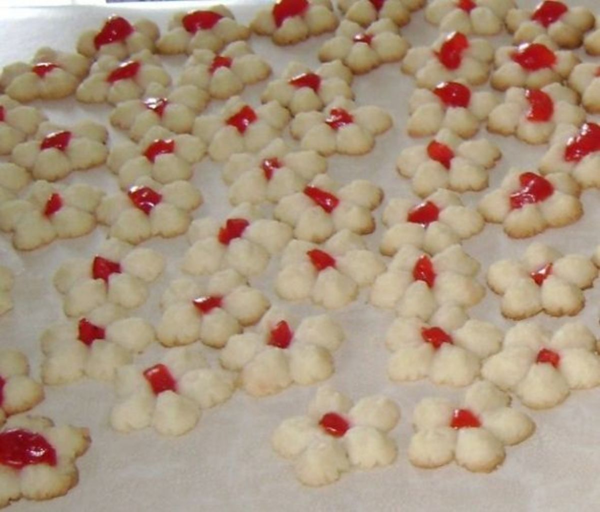 It's really easy to make shortbread cookies! 