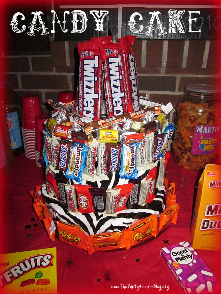 Who wouldn't want a piece of this candy cake!