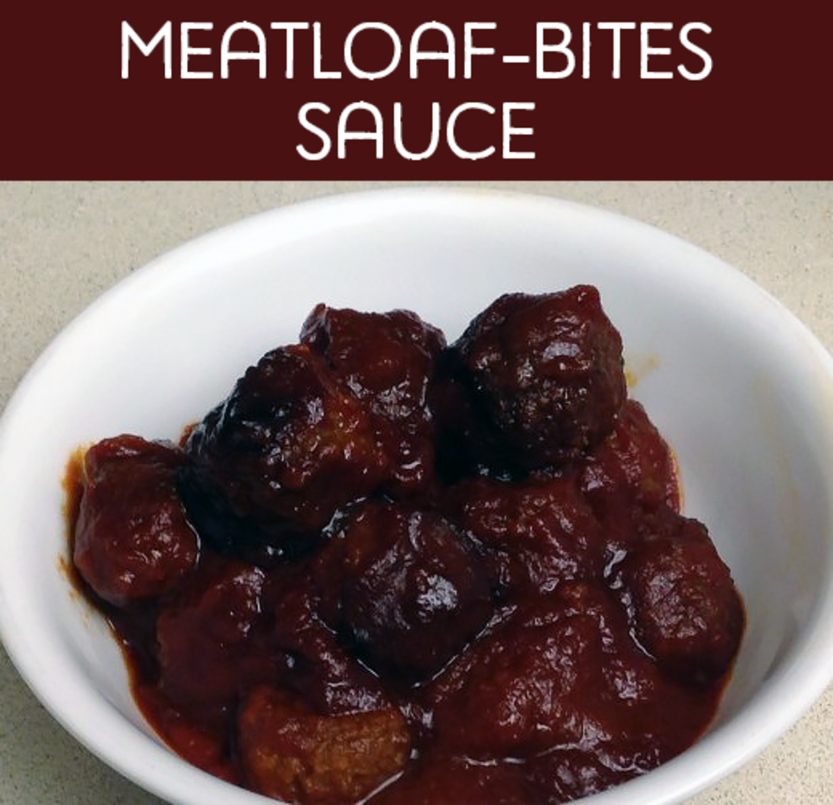Little meatloaf bites sauce