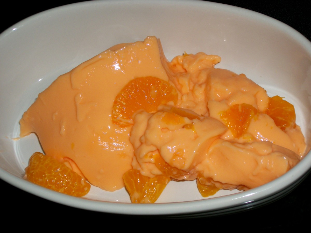Mandarin Orange Gelatin Dessert