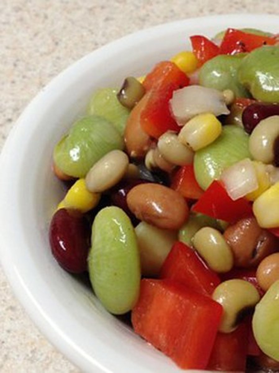 Make bean salad with leftover pinto beans.