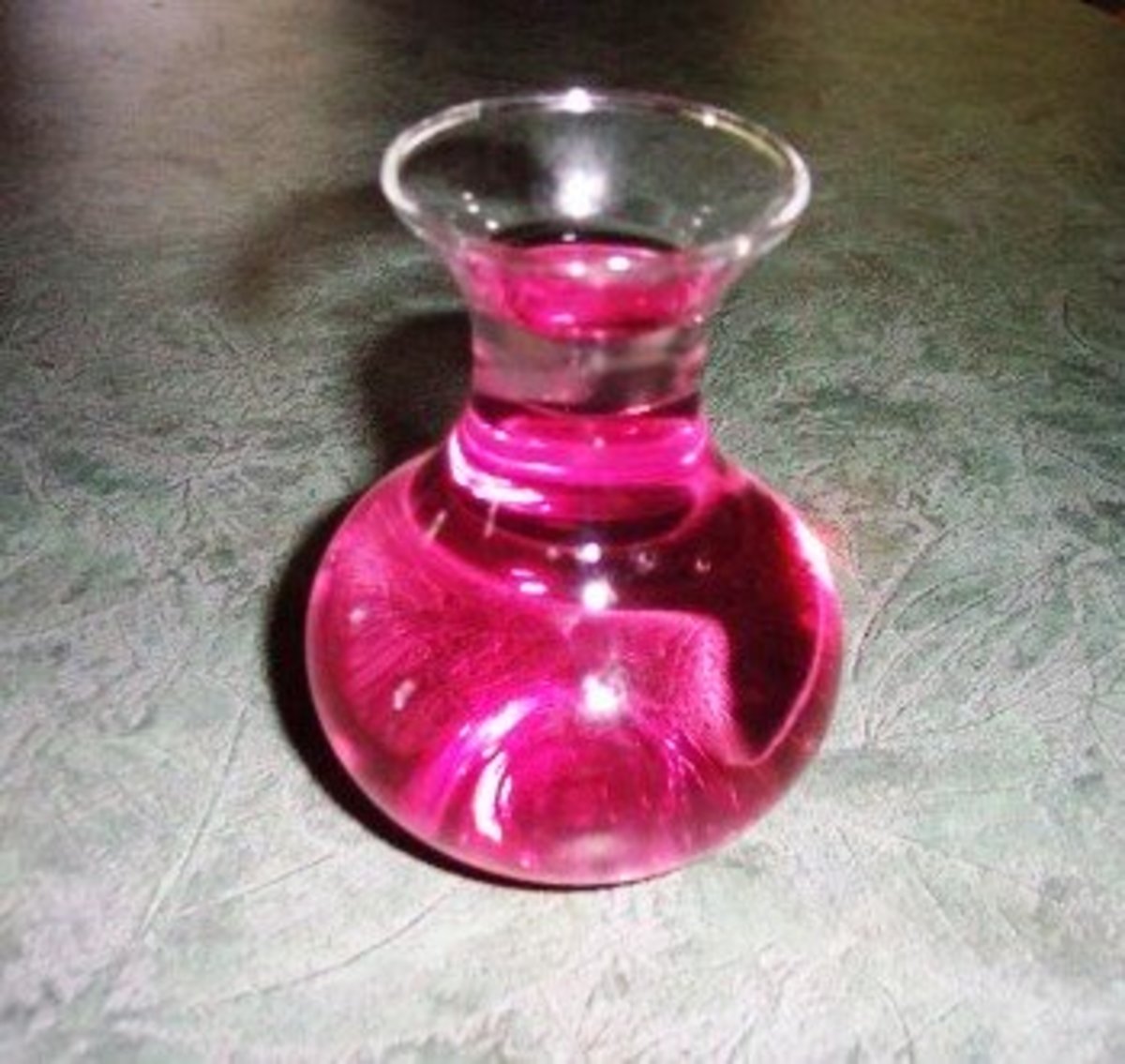 Rose water. Lovely to sample and such a pretty color, too.