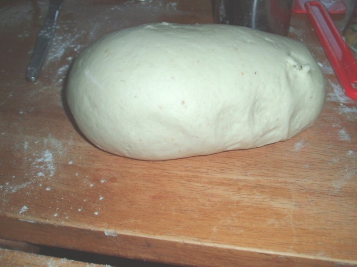 The dough is ready to roll out.