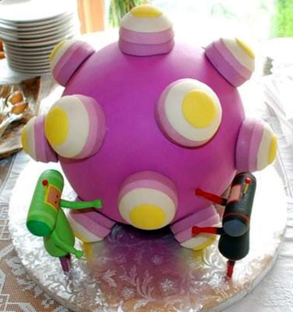 Katamari damacy cake